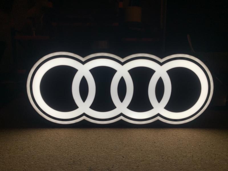 Audi lampa nattlampa dekoration LED