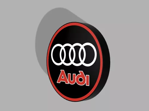 Audi lampa nattlampa perfekt till garaget