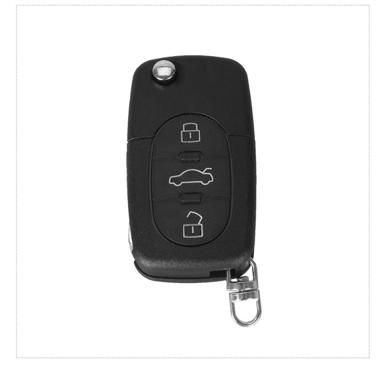 Audi nyckeldosa larmdosa bilnyckel med 3 knappar
