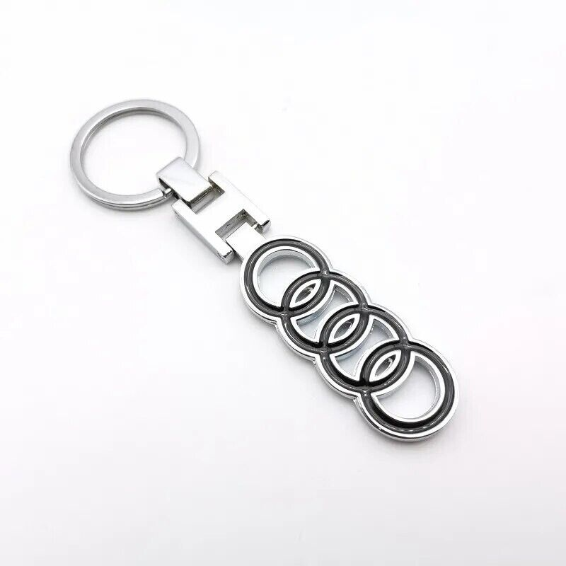 Audi nyckelring nyckelhänge med ringar