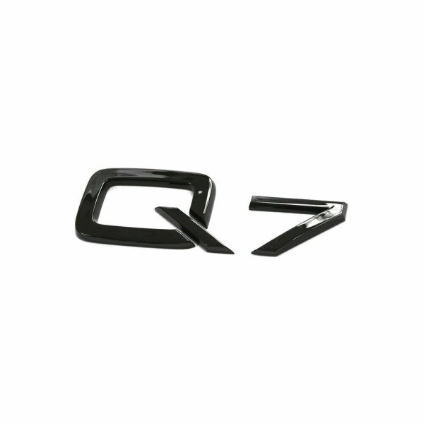 audi q7 blank svart emblem