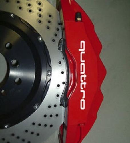 audi quattro dekaler stickers till bromsar