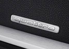 audi quattro logo emblem till bilen