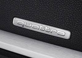 Nya modellen Audi Quattro logo emblem till bilen