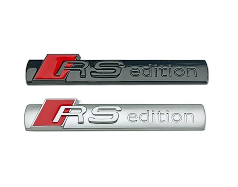 Audi RS edition Rs line emblem märke