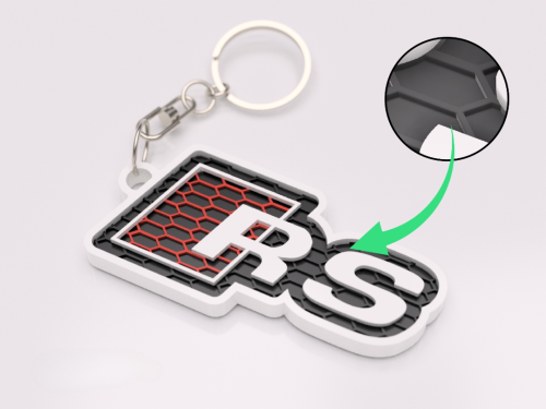 Audi RS nyckelring nyckelhänge