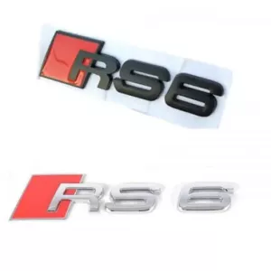 Audi RS6 emblem märke loggo till bilen