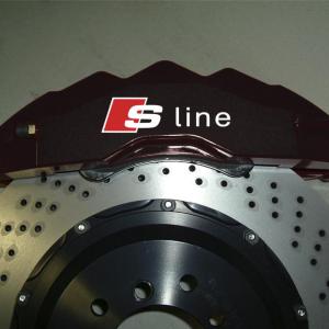 audi s line bromsdekal