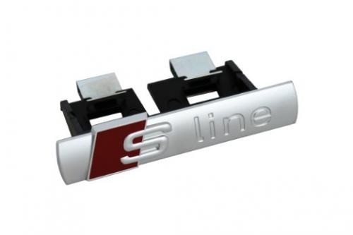 audi sline grill märke