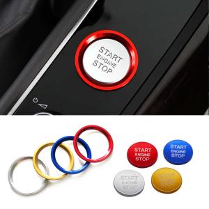 Audi start stop knapp + ring i flera olika färger