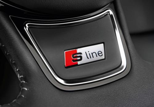 audi s line ratt emblem