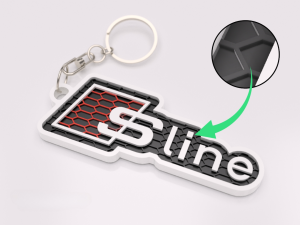 Audi Sline nyckelring nyckelhänge s line