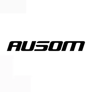 Ausom logo text dekal 2st klistermärken