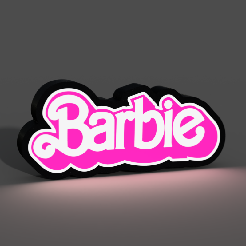 Barbie dekoration led belysning nattlampa