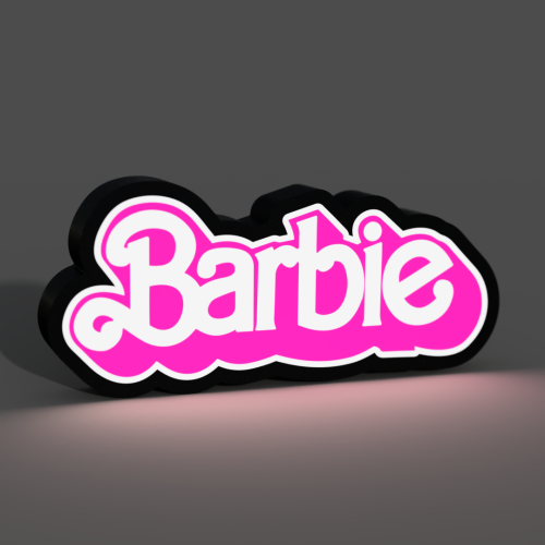 Barbie dekoration led belysning nattlampa