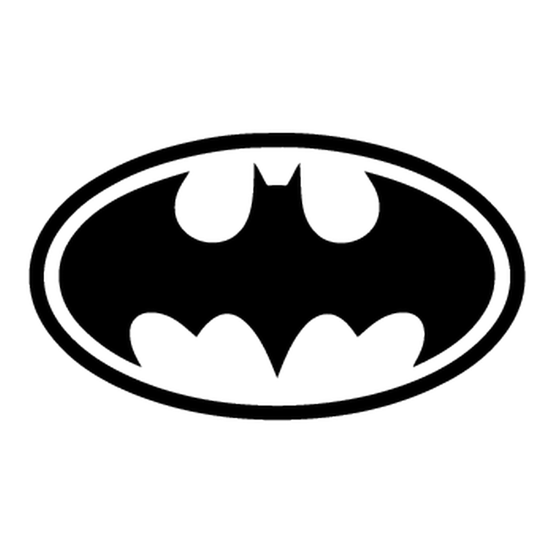 Batman klistermärke stickers 2st dekaler