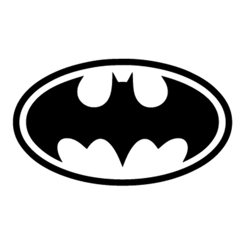 Batman klistermärke stickers 2st dekaler