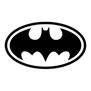Batman klistermärke stickers 2st dekaler