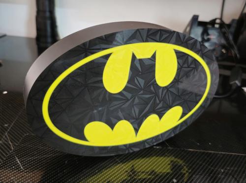 Batman logo nattlampa nattbelysning