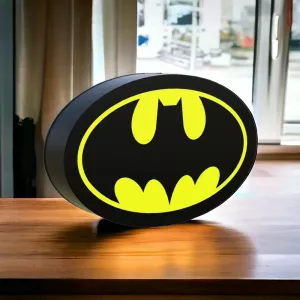 Batman logo nattlampa nattbelysning