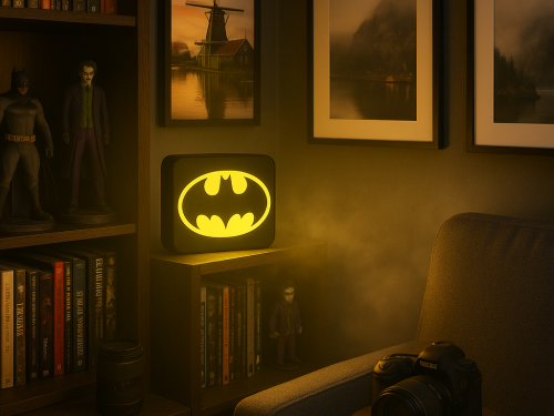 Batman nattlampa dekorations-lampa