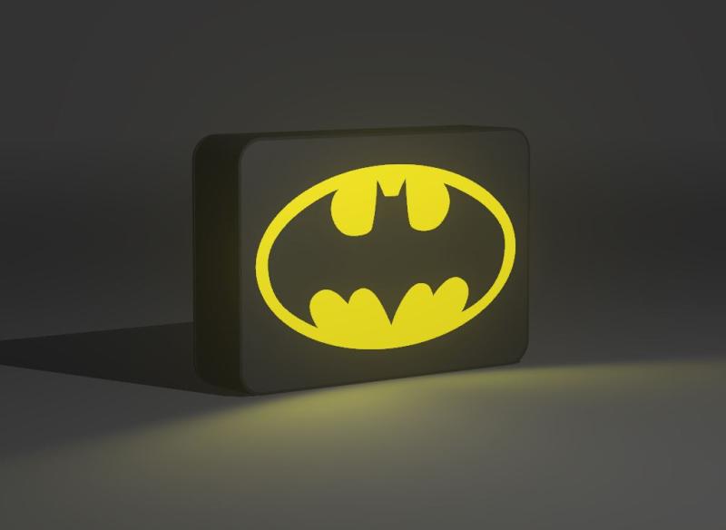 Batman nattlampa dekorations-lampa