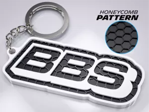BBS logo Nyckelring | 3D Nyckelhänge