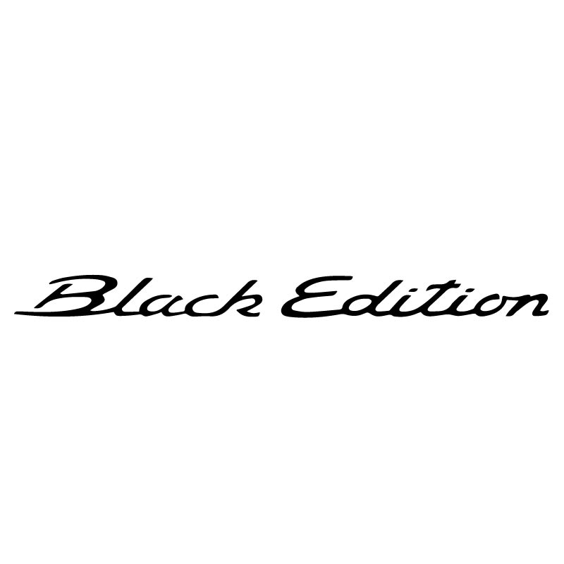 black edition dekaler till porsche