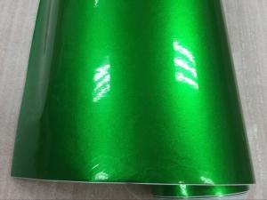 Blank grön metallic färg vinyl dekal folie 1,5M