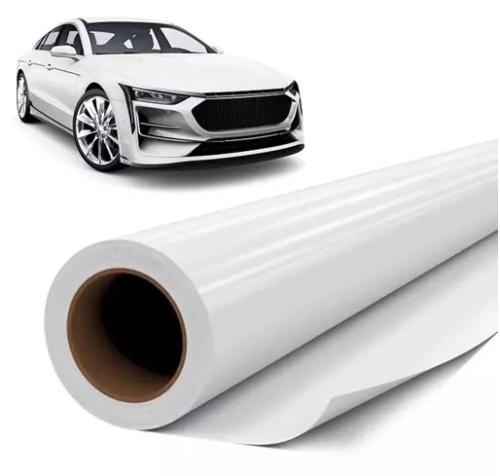 blank vit folie vinyl 50cm bubbelfri large