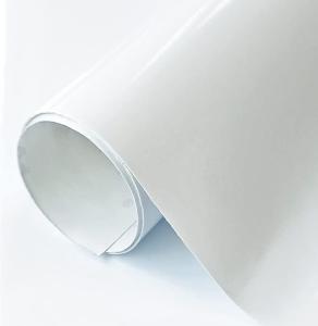 Blank vit vinyl folie till bilen mc 1,5m