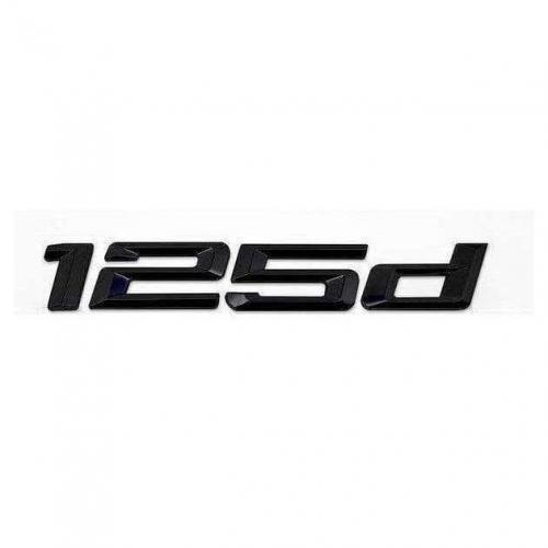bmw 125d svart emblem