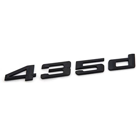 bmw 435d svart emblem