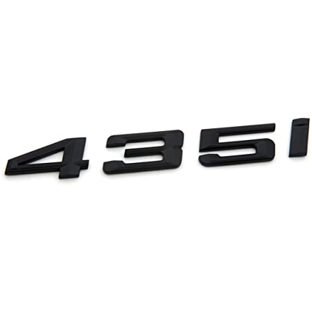 bmw 435i svart emblem