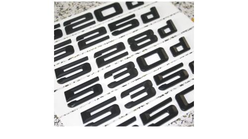 bmw 5 serie diesel emblem modellbeteckning