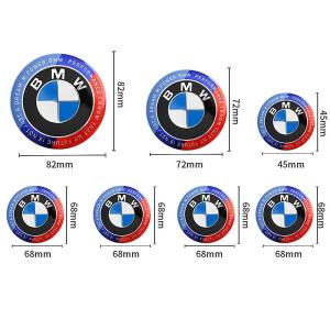 bmw 50 years jubileum emblem nya modellen