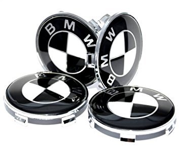 bmw centrumkapor i svart_medium