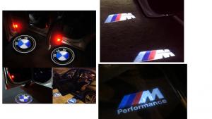 bmw dorrbelysning  med logo