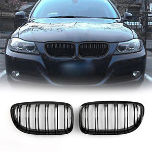 BMW E90, E91 LCI grill njurar svart för 3 serien