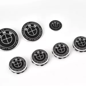 bmw helsvart emblem 50 ars jubileum