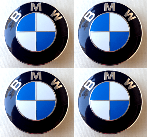 BMW logo hjulnav emblem 56mm 4-pack