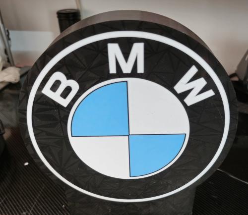 BMW logo nattlampa lampa till garaget