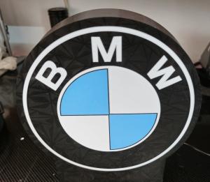 BMW logo nattlampa dekoration lampa