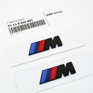 BMW M tech emblem i svart färg till bilen