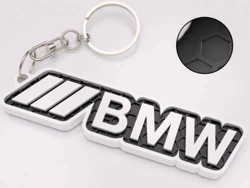 BMW M nyckelring nyckelhänge 3D