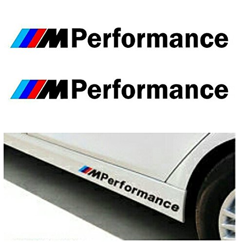 m vector performance sticker M dekal 2 stickers till BMW sidokjolar st Performance