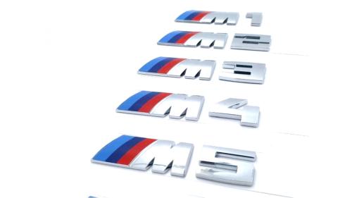 bmw m1 m2 m3 m4 m5 m6 emblemi krom färg