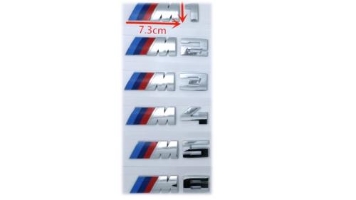 bmw m1 m2 m3 m4 m5 m6 emblem i krom färg