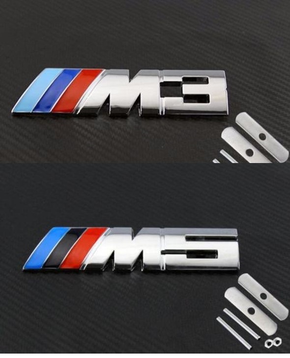 M3, M5 emblem till grillen. Grill-emblem