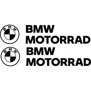 BMW logo + motorrad logga dekaler sticker